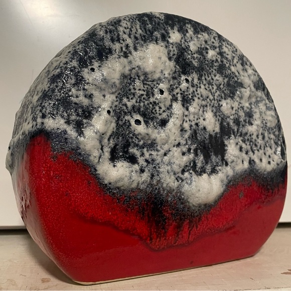 Deumler & Breiden Ceramic "RELIEF" Vase 22/15 German pottery - Picture 3 of 5